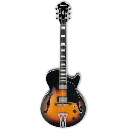 Ibanez Artcore AG75 Hollow-Body Electric Guitar, Bound Rosewood, Brown Sunburst