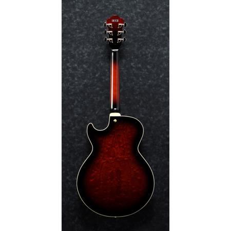 Ibanez Artcore Expressionist 2018 AG95QA Electric Guitar, Dark Brown Sunburst