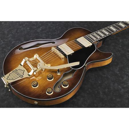 Ibanez Artcore AGS73T Hollow-Body Electric Guitar, Bound Rosewood, Tobacco  Brown AGS73TTBC