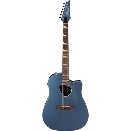 Ibanez ALT30 6-String Semi-Acoustic Guitar, Indigo Blue Metallic High Gloss