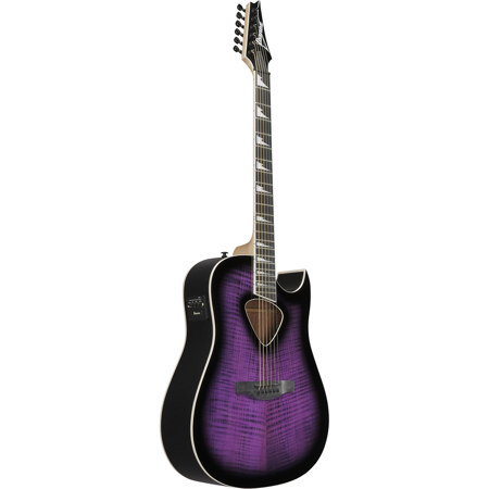 Ibanez Altstar ALT50FA Acoustic Electric Guitar,Transparent Violet
