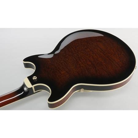 Ibanez Artstar Series AM153 Hollow-Body Electric Guitar, Dark Brown Sunburst