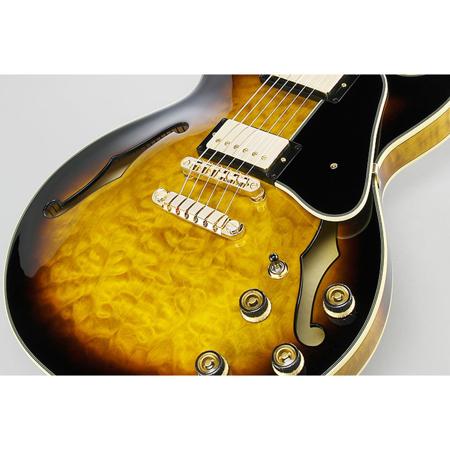 Ibanez AM93 Hollow-Body Electric Guitar, Antique Yellow Sunburst