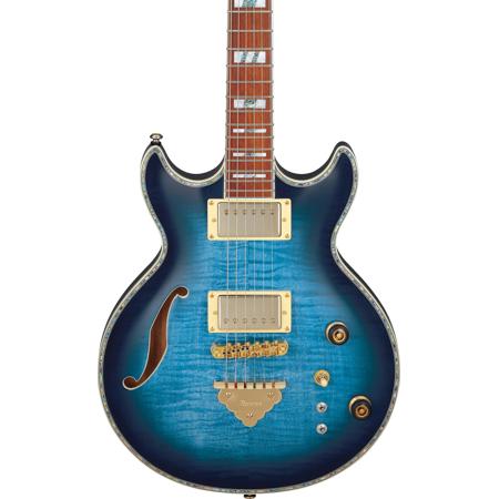 ギター Ibanez AR520HFM-LBB Light Blue Burst Ibanez AR520HFM Hollowbody Electric Guitar - Light Blue Burst