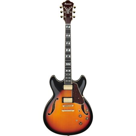 Ibanez Artstar Series AS113 Hollow-Body Electric Guitar, Brown Sunburst