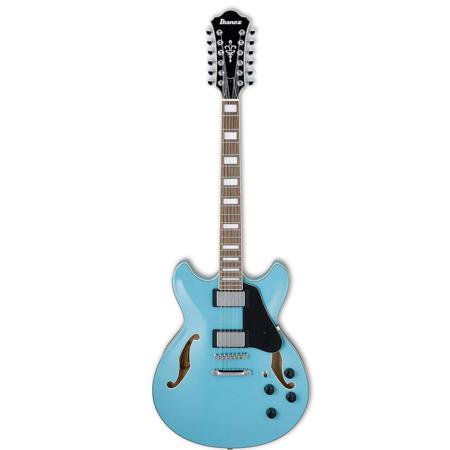 Ibanez Artcore AS7312 12-String Semi Hollowbody Electric Guitar, Mint Blue