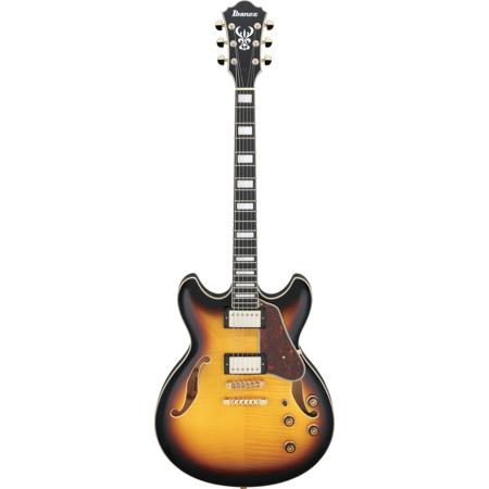 Ibanez Artcore Expressionist AS93FM Hollow-Body Electric Guitar, Yellow Sunburst