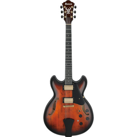 Ibanez Artstar Series ASH300 Hollow Electric Guitar, Tobacco Brown