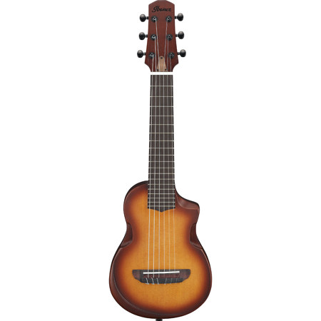 Ibanez AU Series AUP10N Acoustic Tenor Ukulele, Open Pore Light Brown Sunburst