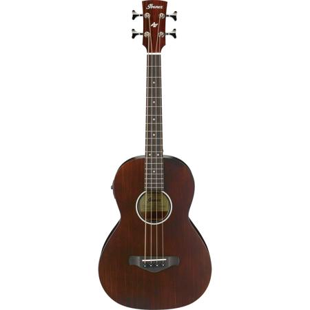 Ibanez AVNB1E 4-String Semi-Acoustic Guitar, Brown Violin