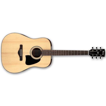 Ibanez Artwood Series AW50 Dreadnought Acoustic Guitar, Natural High Gloss