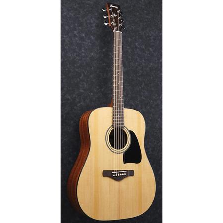 Ibanez Artwood Series AW50 Dreadnought Acoustic Guitar, Natural High Gloss