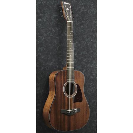 Ibanez Artwood Series AW54 Mini Dreadnought Acoustic Guitar, Open Pore Natural