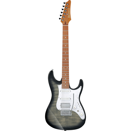 Ibanez AZ Standard Series AZ22S1F Electric Guitar, Transparent Black Sunburst