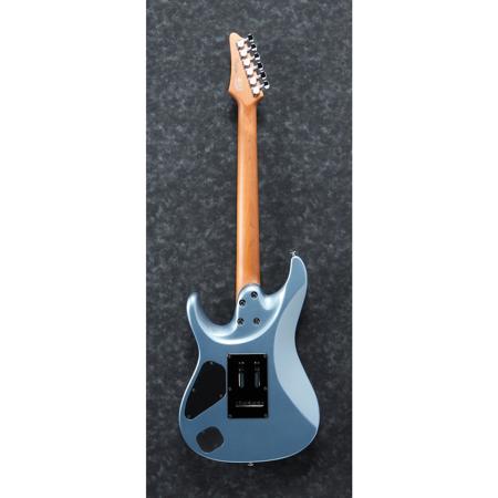 Ibanez AZ Prestige Electric Guitar with Case, 24 Frets, Ice Blue Metallic