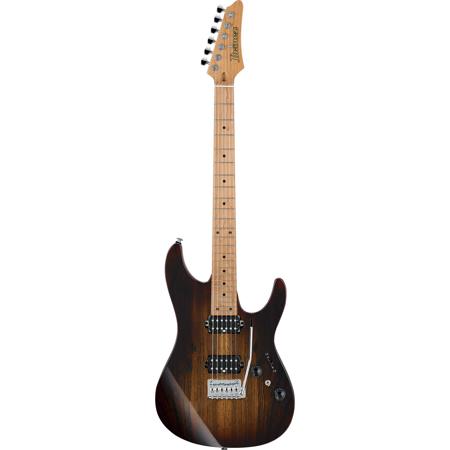 Ibanez AZ Premium Electric Guitar with Case, 24 Frets, Deep Espresso Burst