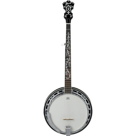 Ibanez B300 5-String Banjo, 22 Frets, Mahogany Neck, Rosewood Fretboard, Abalone Resonator Binding