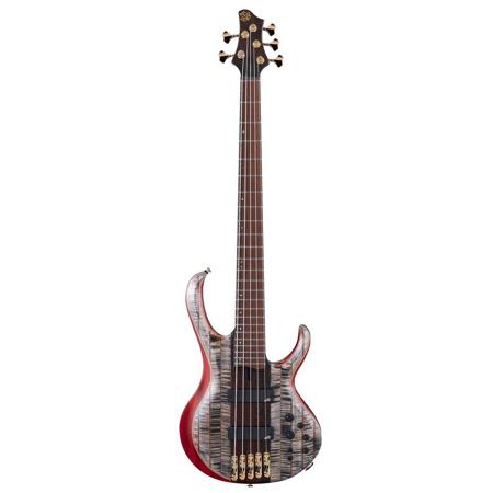 Ibanez BTB Premium BTB1935 5-String Electric Bass Guitar, Black Ice Low Gloss