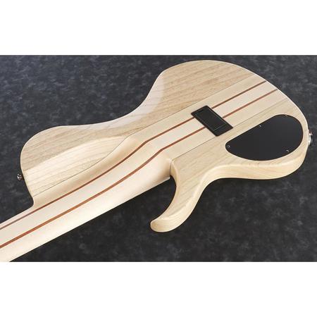 Ibanez BTB Workshop Series BTB686MSC 6-String Electric Bass Guitar, Natural Flat
