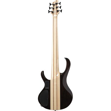Ibanez BTB766 BTB Premium Electric Bass Guitar,Charcoal Black Burst Low Gloss