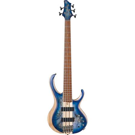 Ibanez BTB845 BTB Standard 5-String Bass Guitar, Cerulean