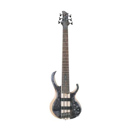 Ibanez BTB Standard BTB846 6-Stingr Electric Bass Guitar, Poplar Burl Top, Ash/Mahogany Wing Body, 24 Frets, Neck-Through, Rosewood Fretboard, Passive Pickup, Deep Twilight Low Gloss (Open Box, Never Used)