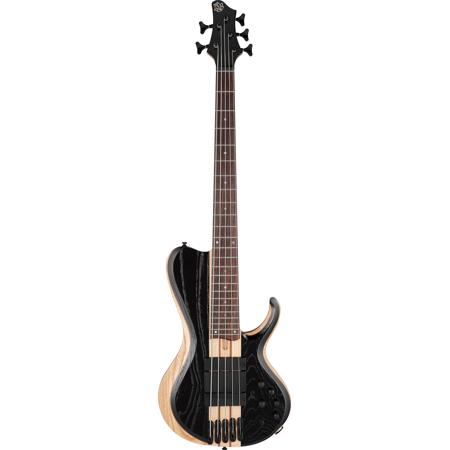 Ibanez BTB Bass Workshop Series BTB865SC 5-String Electric Bass Guitar, Weathered Black Low Gloss