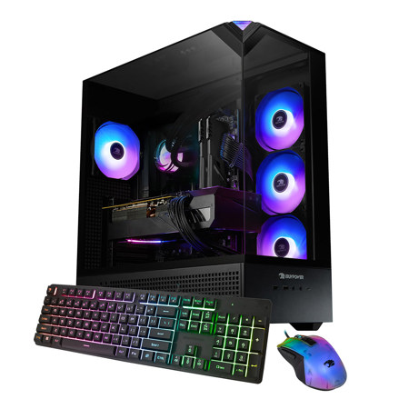 iBUYPOWER Element EBI7N5705 Liquid Cooled Gaming Desktop Computer, Intel Core Ultra 7 270K Plus 3.7GHz, 32GB RAM, 1TB SSD, NVIDIA GeForce RTX 5070 12GB, Windows 11 Home, Black