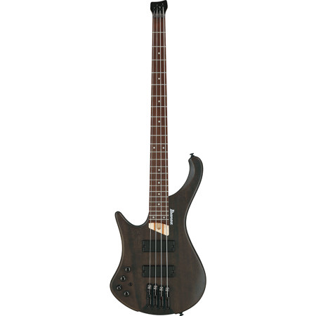 Ibanez EHB Ergonomic Headless Series EHB600 LH Electric Bass Guitar, Walnut Flat