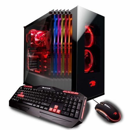 iBUYPOWER Element 042i Gaming, i7-8700K, 16GB, 1TB HDD+240GB SSD, RTX 2080, W10H