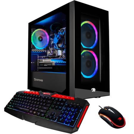 iBUYPOWER FHW002 Gaming, i3-9100F, 8GB RAM, 120GB SSD + 1TB HDD, GT710 1GB, W10H