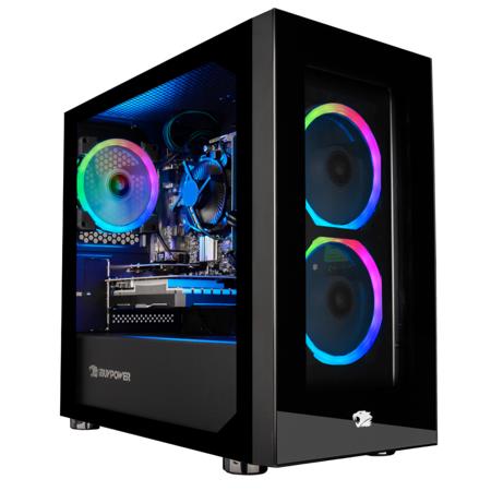 iBUYPOWER FHW002 Gaming, i3-9100F, 8GB RAM, 120GB SSD + 1TB HDD, GT710 1GB, W10H