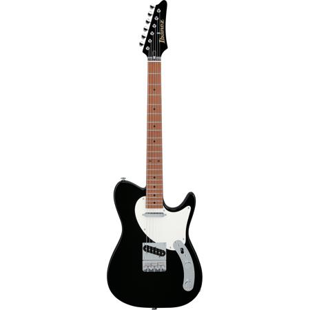 Ibanez FLATV1 Josh Smith Electric Guitar, S-TECH WOOD Roasted Maple Fretboard, Black