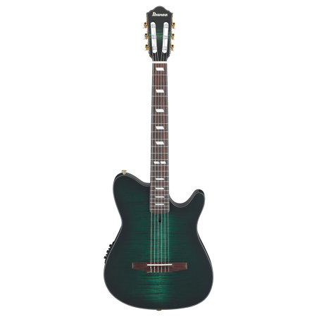 Ibanez FRH Series FRH20FMN Acoustic Electric Guitar, Deep Emerald Green