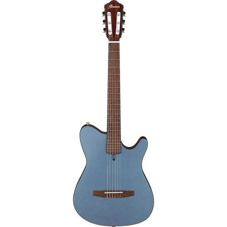 Ibanez FRH Series FRH10N Acoustic Electric Guitar, Indigo Blue Metallic Flat