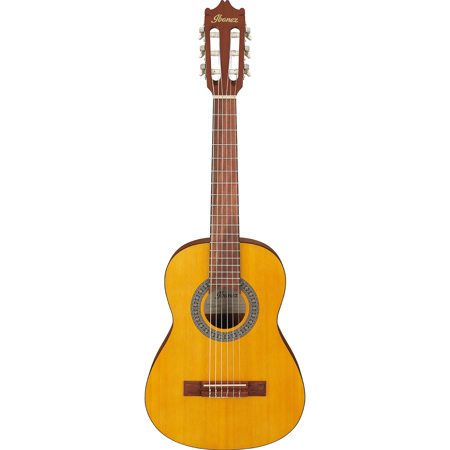 Ibanez Classical Series GA1 1/2 Size Classical Acoustic Guitar, Open Pore Amber