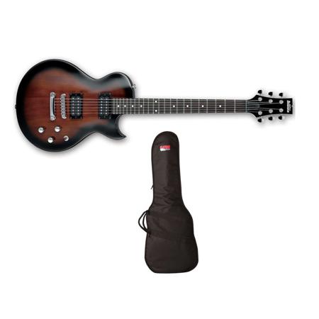 Ibanez GIO Series GART60 Electric Guitar, Walnut Sunburst W/Gator Cases Gig Bag