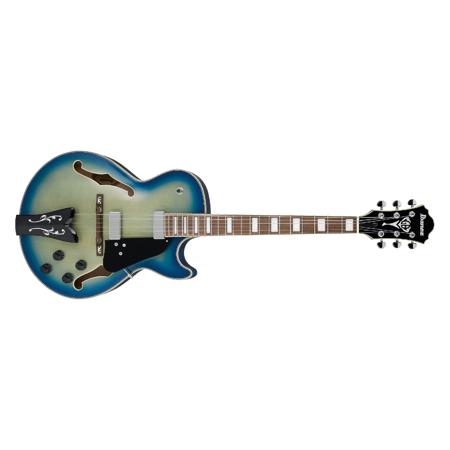 Ibanez George Benson Signature GB10EM Hollowbody Electric Guitar Jet Blue Burst GB10EMJBB