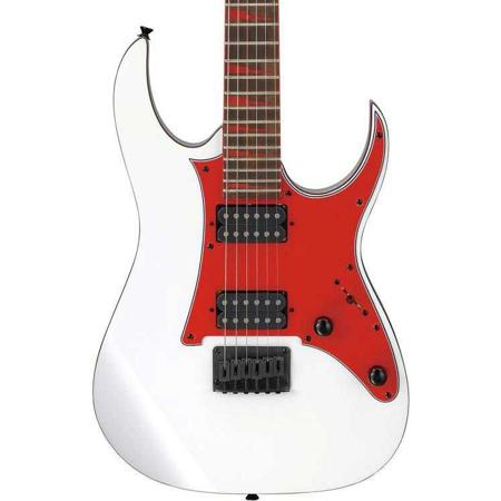 Ibanez RG Gio GRG131DX Electric Guitar, Bound Purpleheart Fretboard, White
