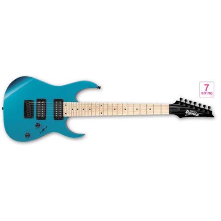 Ibanez RG Gio GRG7221M 7 String Electric Guitar Metallic Light Blue