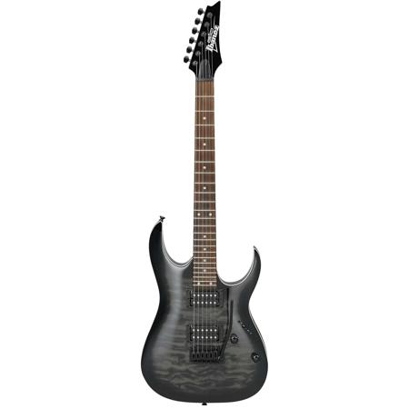 Ibanez RGA Gio GRGA120QA Electric Guitar, Transparent Black Burst
