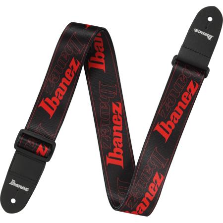 Ibanez GSD50 Design Strap for Guitar, Red