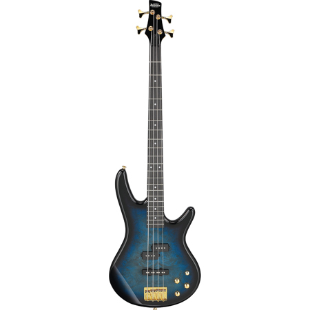 Ibanez SR Gio Series GSR200PC Electric Bass Guitar, Transparent Marine Burst