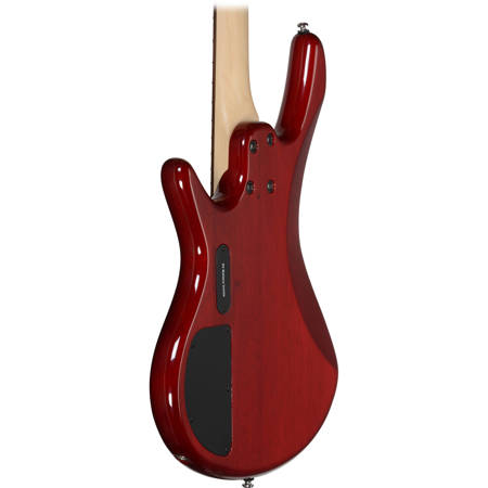 レッドエレキベース 4弦 ハムバッカー Ibanez Gio GSR200 Ibanez GSR200 4-String Electric Bass Transparent Red