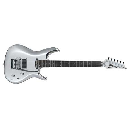 Ibanez Joe Satriani Signature Chrome Boy JS1CR Guitar with Case, Chrome Silver