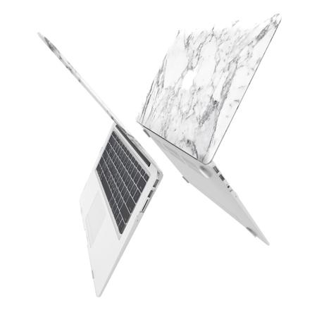 iBenzer Neon Party Protective Case for 13" Apple Macbook Air, White Marble