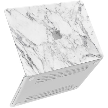 iBenzer Neon Party Protective Case for 15" Macbook Pro, White Marble