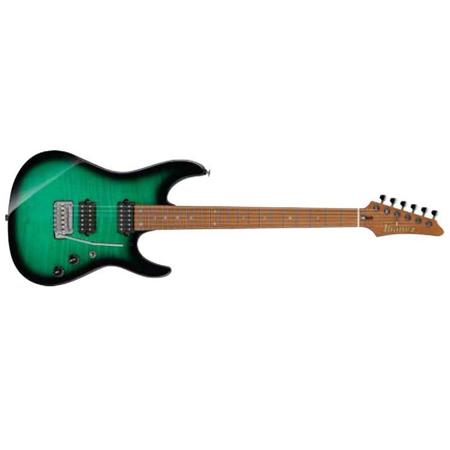 Ibanez Marco Sfogli MSM100 6-String Electric Guitar, Fabula Green Burst