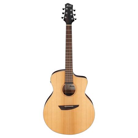 Ibanez PA230E Acoustic Electric Guitar, Macassar Ebony Fretboard, Natural Satin