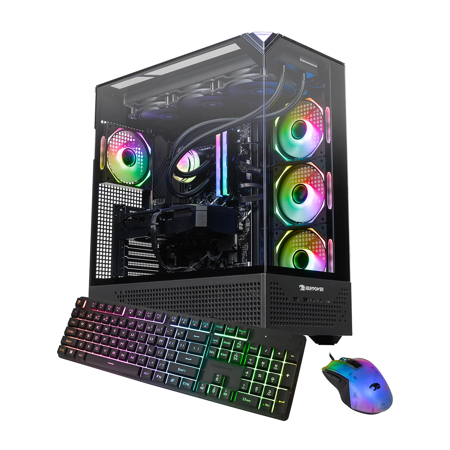 iBUYPOWER Element Pro EPBI9N5801 Liquid Cooled Gaming Desktop Computer, Intel Core Ultra 9 285 2.5GHz, 32GB RAM, 2TB SSD, NVIDIA GeForce RTX 5080 16GB, Windows 11 Home, Black
